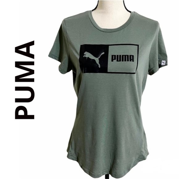 Puma Tops - Puma Athletic Shirt Green size Lg